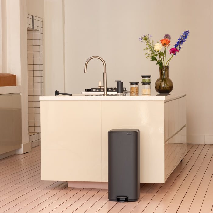 Brabantia Bo Pedaalemmer 30 L - Mineral Infinite Grey