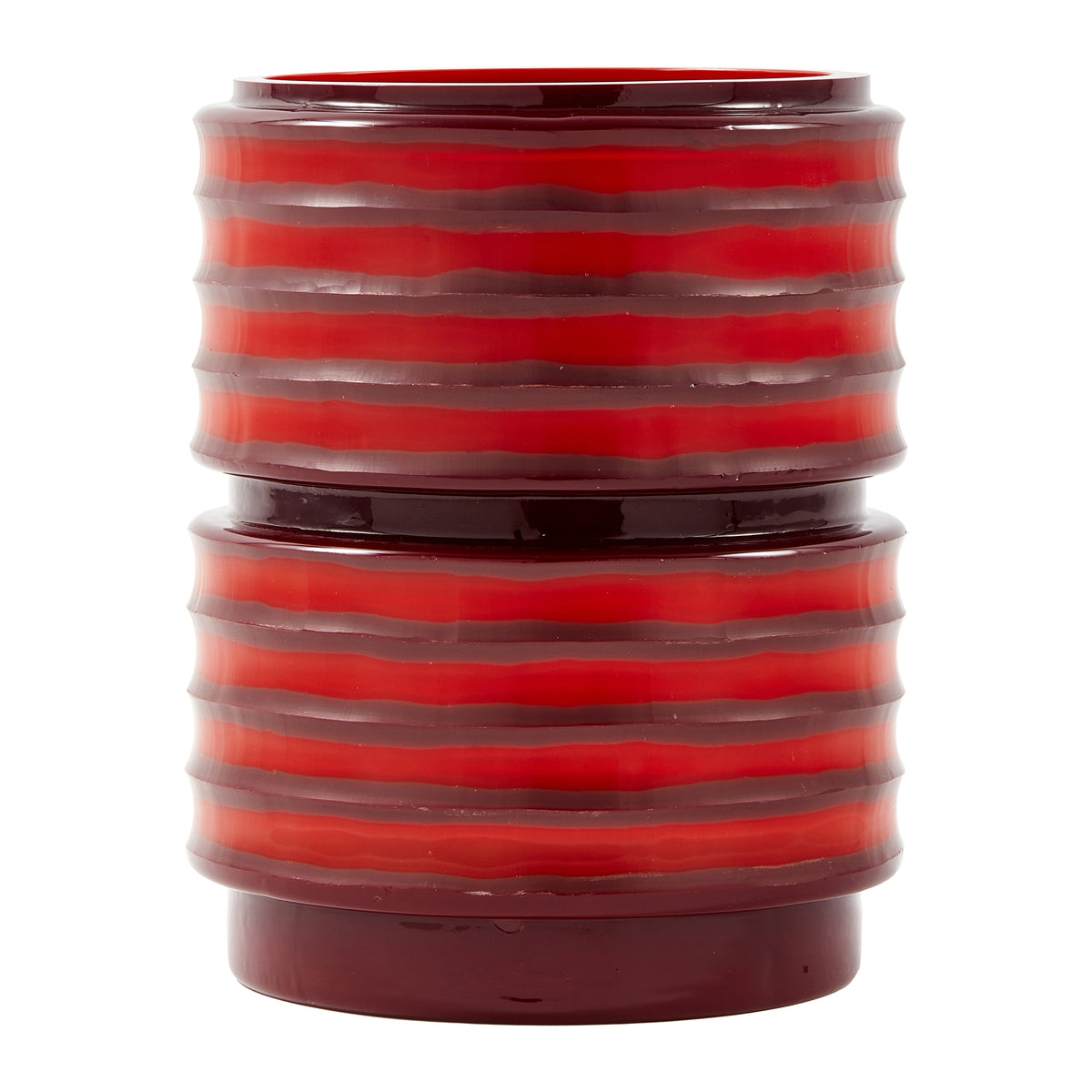 POLSPOTTEN Layer Vaas Ø 20 cm - Coral Red