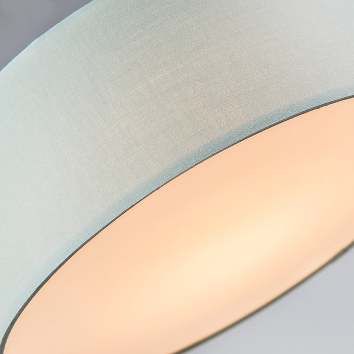 QAZQA Plafondlamp groen 30 cm incl. LED - Drum LED