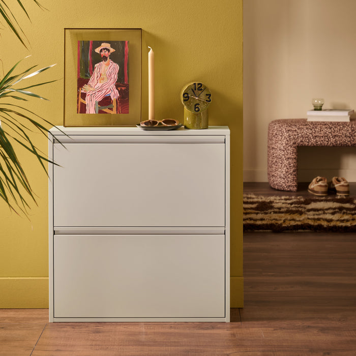 by fonQ Klip Schoenenkast - 2 Vakken - Cashmere