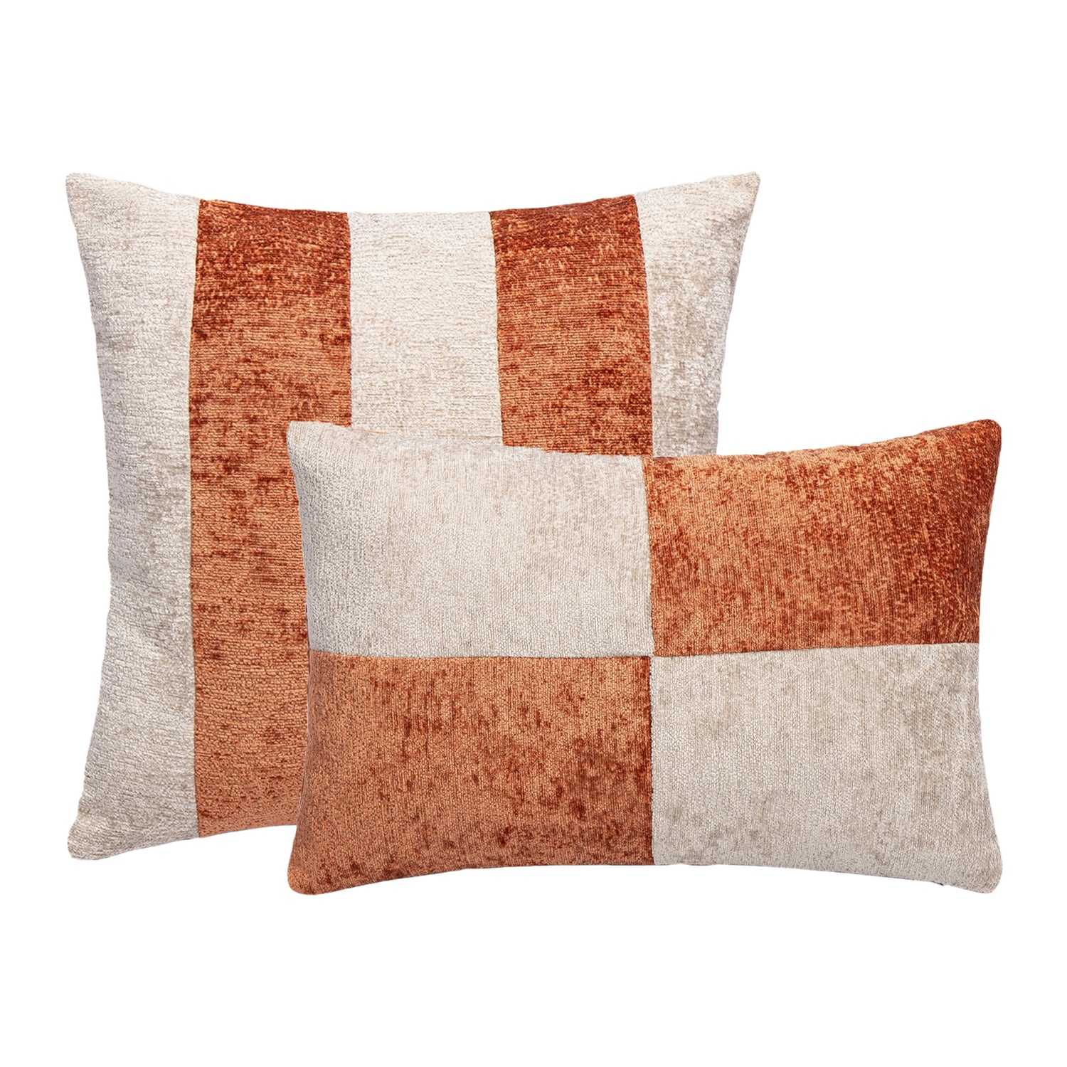 by fonQ Groove Sierkussen Set van 2 - Terra