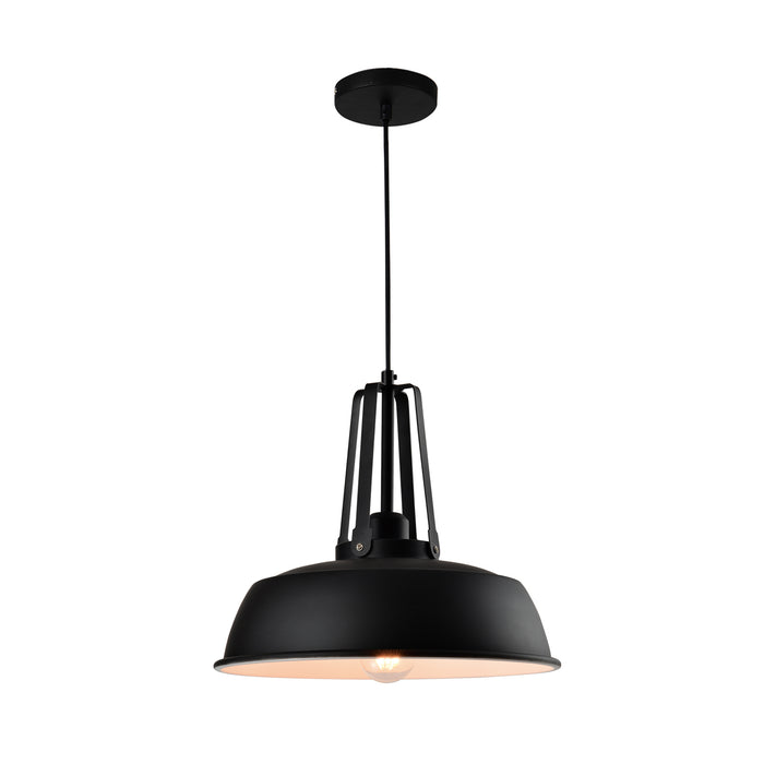 QUVIO Hanglamp rond zwart - QUV5080L-BLACK