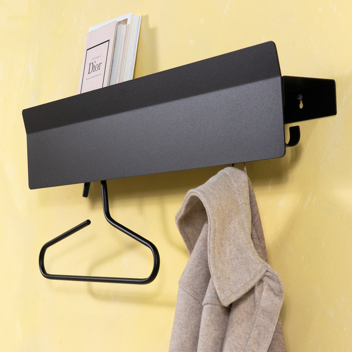 Spinder Design kapstok Vigilo 80 - Zwart - 8 haken