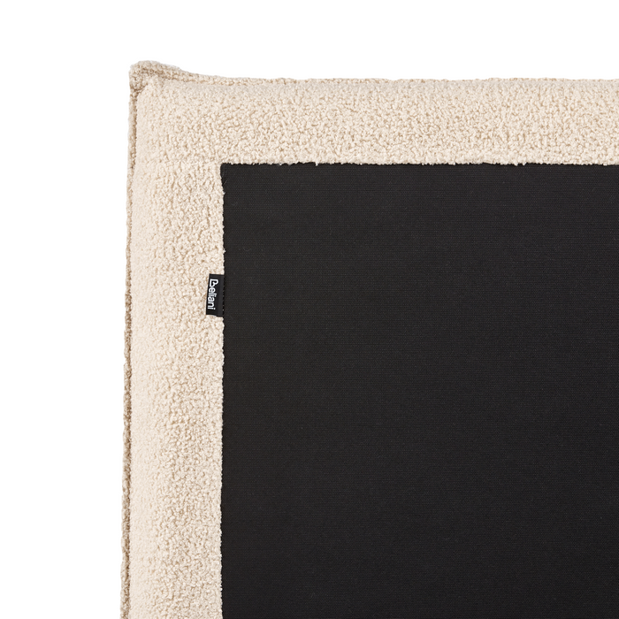 Beliani-LAVAUR-Bed met opbergruimte-Beige-160 x 200 cm-Bouclé
