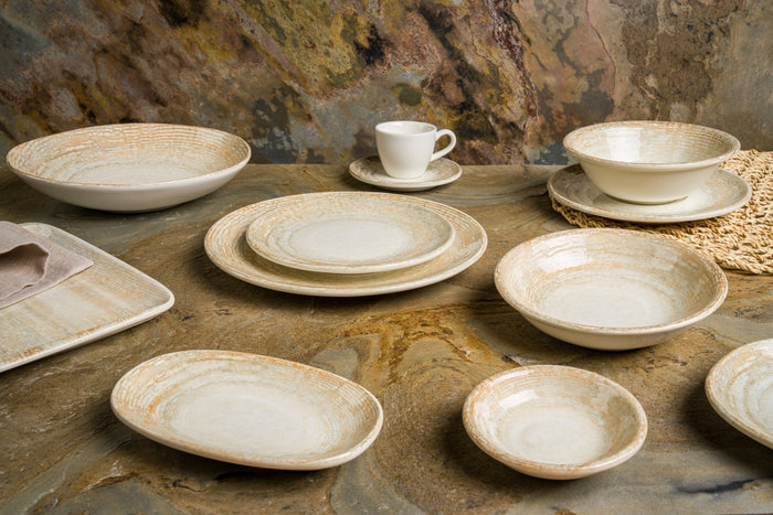 Bonna Serveerschaal - Patera - Porselein - 19x11 cm - set van 2