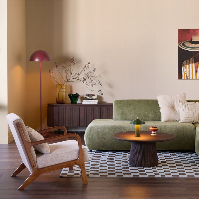 by fonQ Wise Fauteuil - Walnoot - Beige