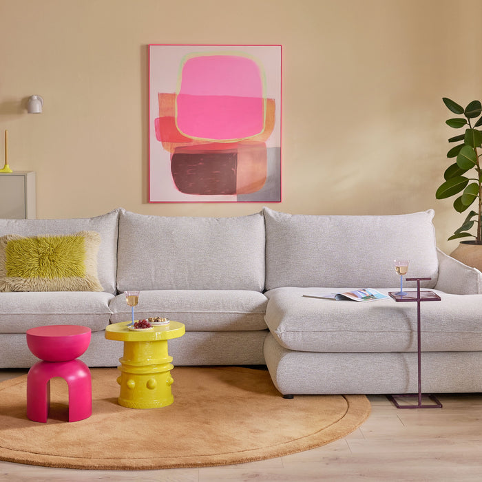 by fonQ Luminous Pop Schilderij 100 x 120 cm - Neon Roze