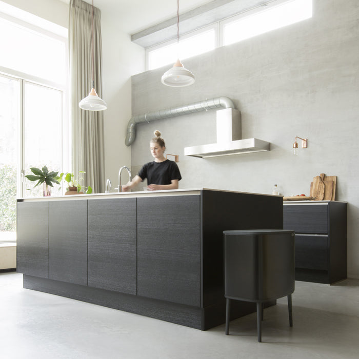 Brabantia Bo Touch Bin Afvalemmer 11 + 23 L  - Zwart