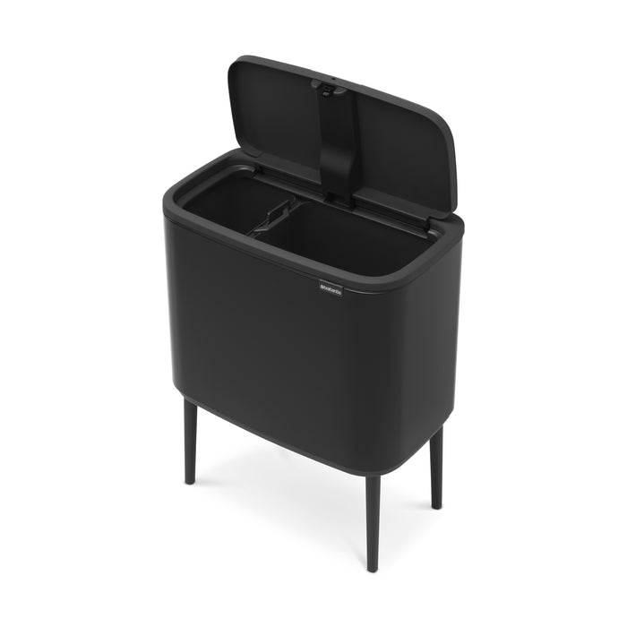 Brabantia Bo Touch Bin Afvalemmer 11 + 23 L  - Zwart