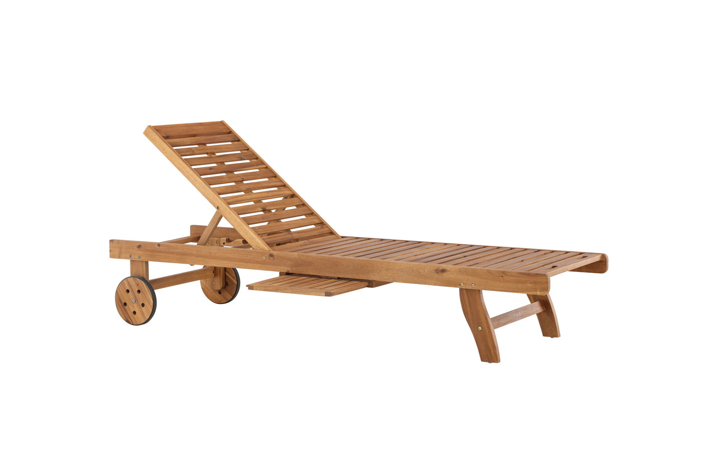 Fjôrd - Ligstoel Naturel Hout - 200x63x35cm - Luzon