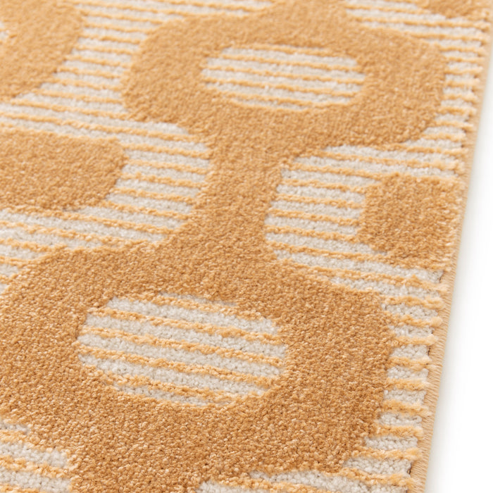 by fonQ Flare Vloerkleed  200 x 290 cm - Honinggeel