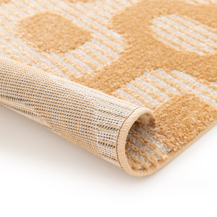 by fonQ Flare Vloerkleed  200 x 290 cm - Honinggeel