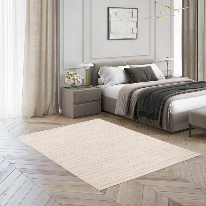 by fonQ Fjord Vloerkleed 200 x 290 cm - Crème