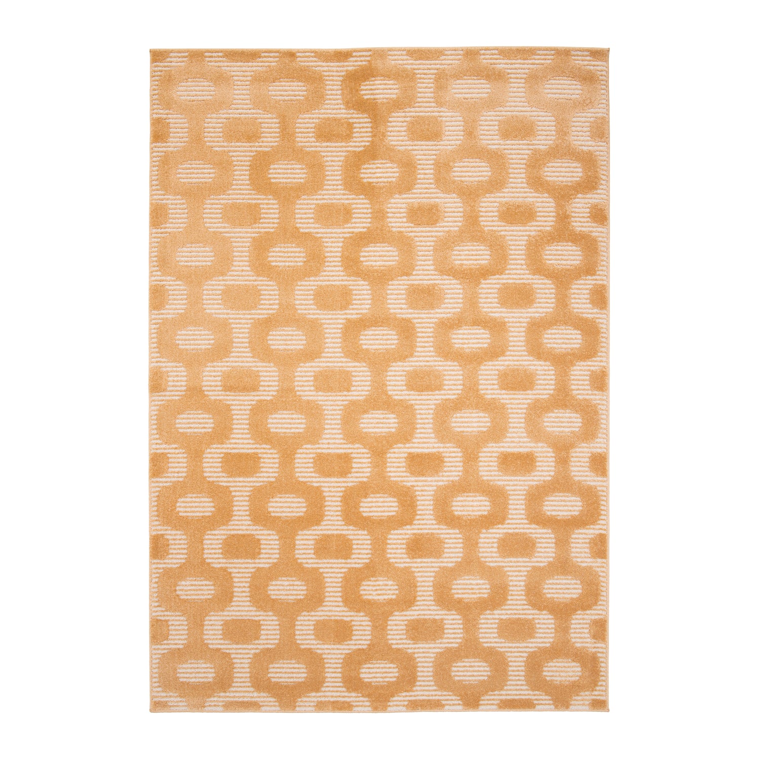 by fonQ Flare Vloerkleed  200 x 290 cm - Honinggeel