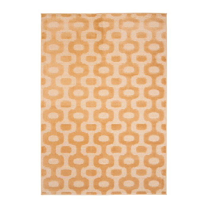 by fonQ Flare Vloerkleed  200 x 290 cm - Honinggeel