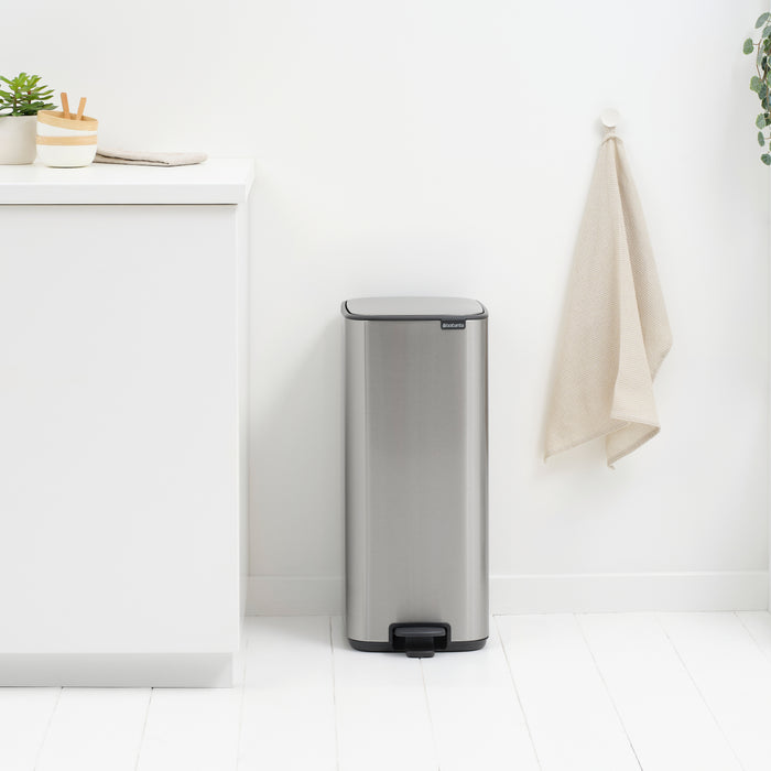 Brabantia Bo Pedaalemmer 30 L - Matt Steel