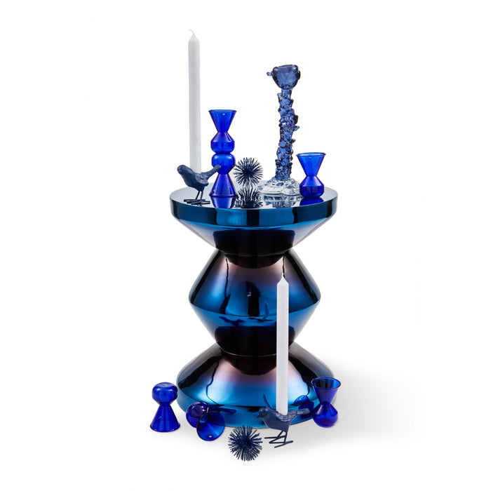 POLSPOTTEN Zig Zag Bijzettafel - Blauw