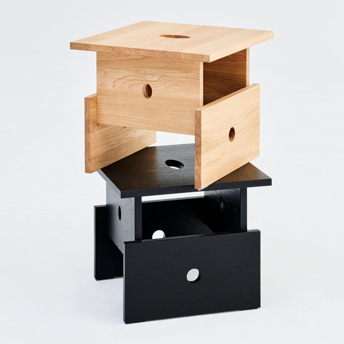 HAY Wood Box Bijzettafel - Zwart