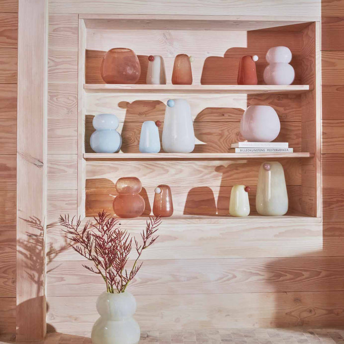 OYOY Inka Vaas H 20 cm - Taupe