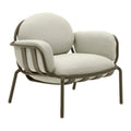 Kave Home - Joncols outdoor fauteuil in aluminium met groen gelakte