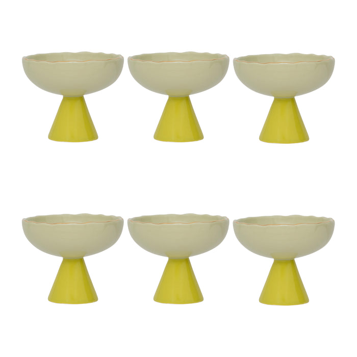 Urban Nature Culture Good Morning Dessert Coupe - Pale Green - 6 st.