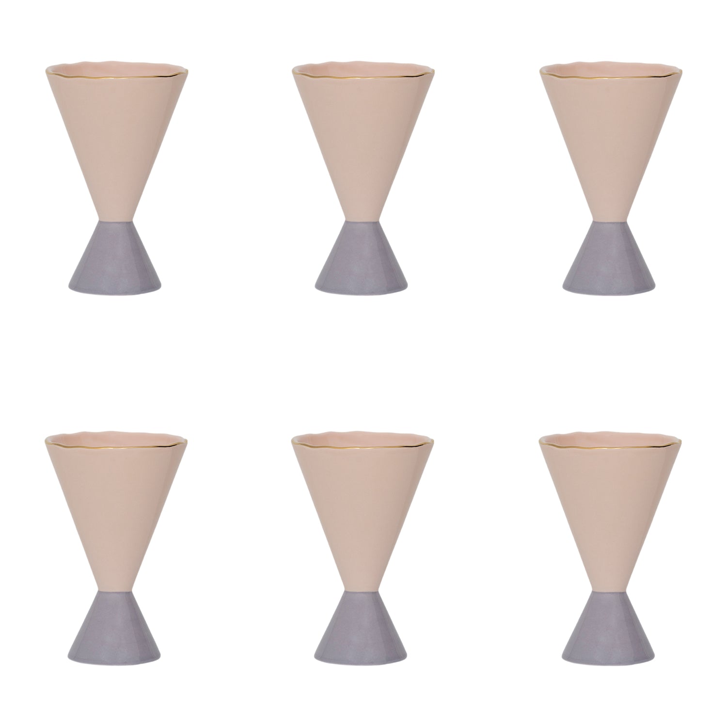 Urban Nature Culture Good Morning Dessert Coupe High - Old Pink - 6 st.