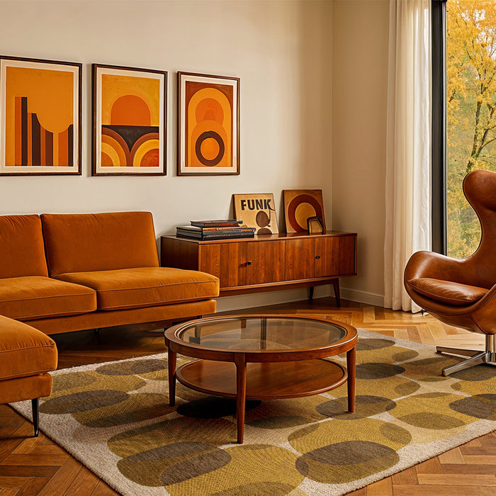 Lola & Moi Café Vloerkleed - Montain Trail  - 240 x 340 cm