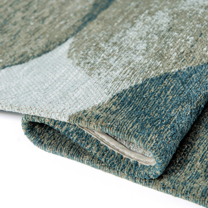 Lola & Moi My Way Vloerkleed - Teal  - 80 x 150 cm