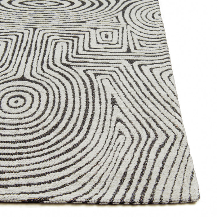 Lola & Moi Tabasco Vloerkleed - Ebony Ivory  - 240 x 340 cm