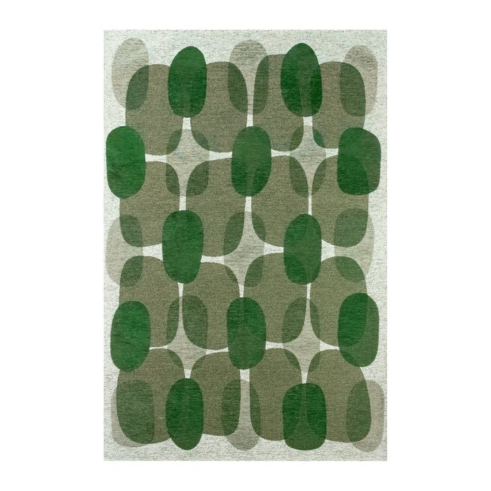 Lola & Moi Café Vloerkleed - Hedgerow Green  - 140 x 200 cm