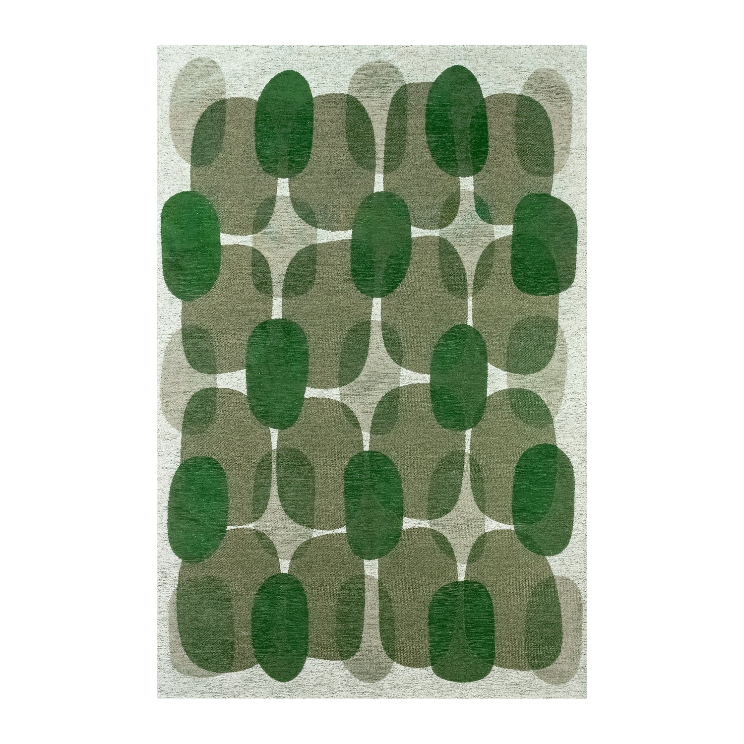 Lola & Moi Café Vloerkleed - Hedgerow Green  - 240 x 340 cm