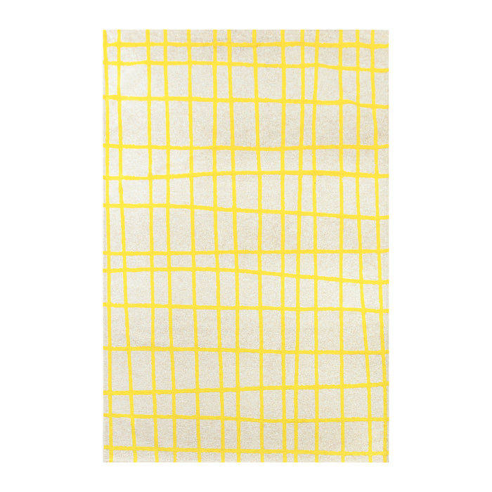 Lola & Moi Caro Vloerkleed - Bright Yellow  - 140 x 200 cm