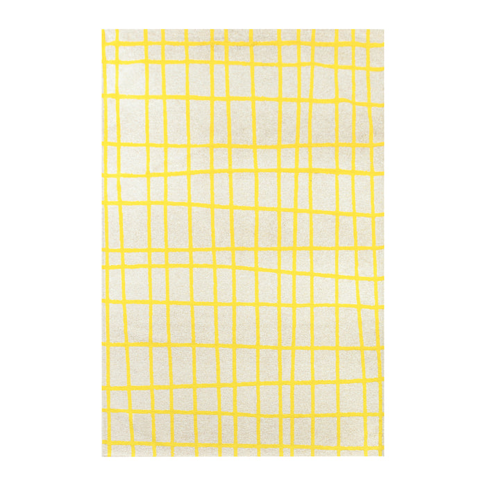 Lola & Moi Caro Vloerkleed - Bright Yellow  - 240 x 340 cm