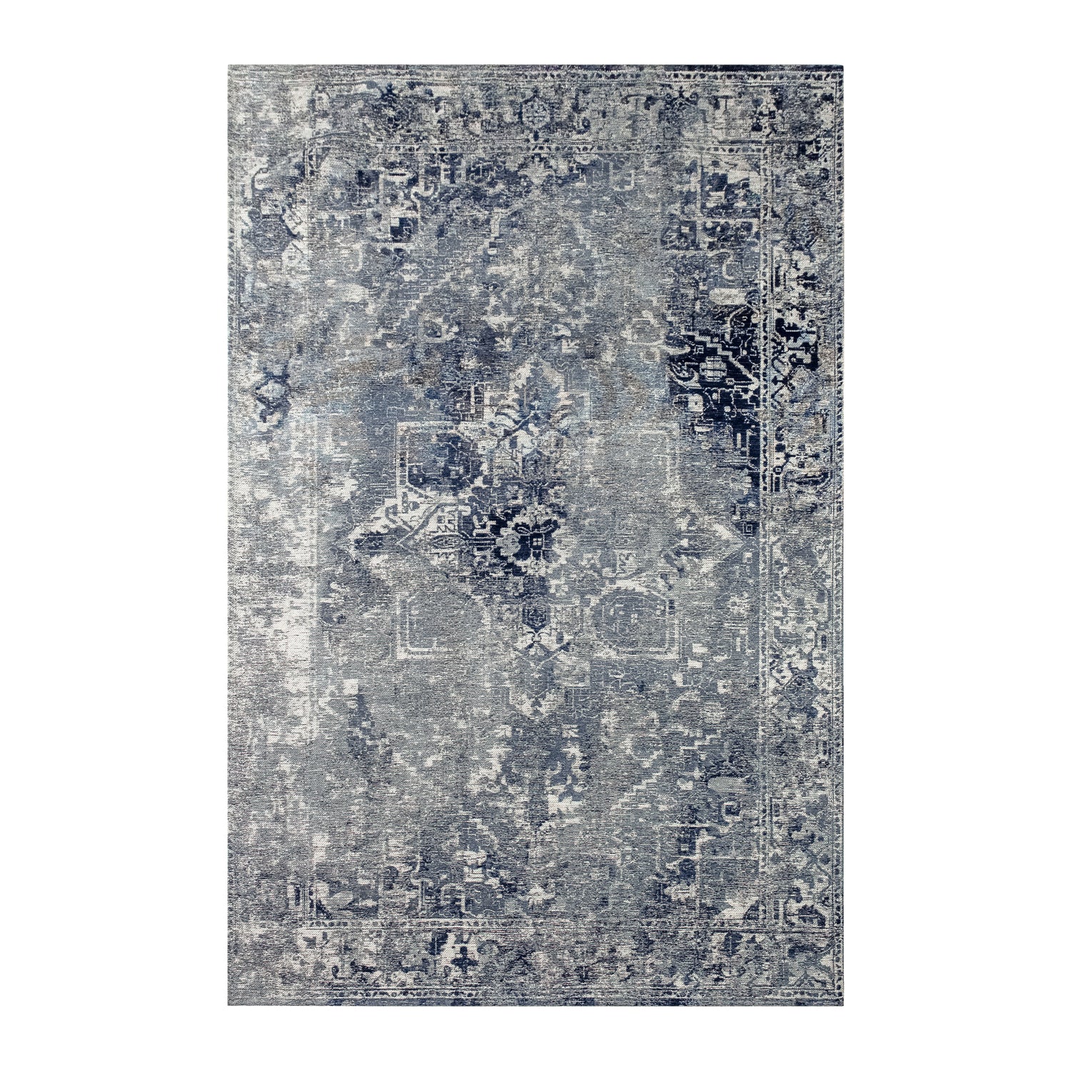 Lola & Moi Heris Vloerkleed - Deep Blue  - 200 x 280 cm