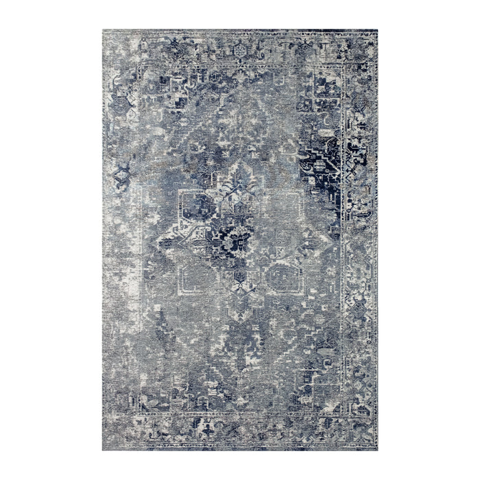 Lola & Moi Heris Vloerkleed - Deep Blue  - 200 x 280 cm