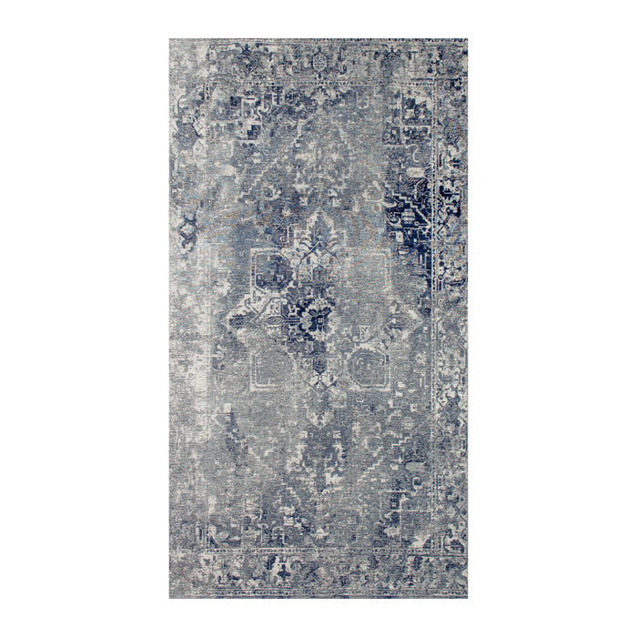 Lola & Moi Heris Vloerkleed - Deep Blue  - 80 x 150 cm