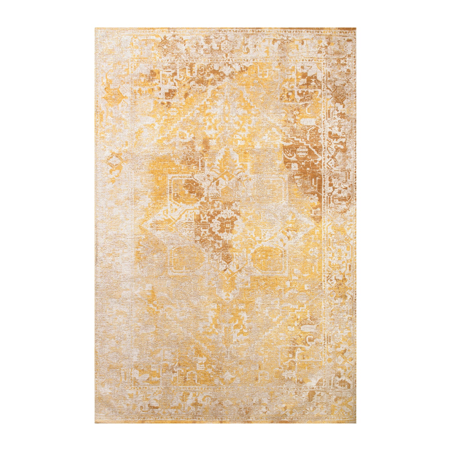 Lola & Moi Heris Vloerkleed - Golden Wall  - 200 x 280 cm