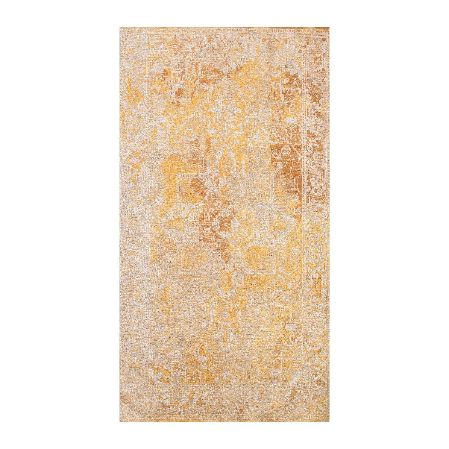 Lola & Moi Heris Vloerkleed - Golden Wall  - 80 x 150 cm