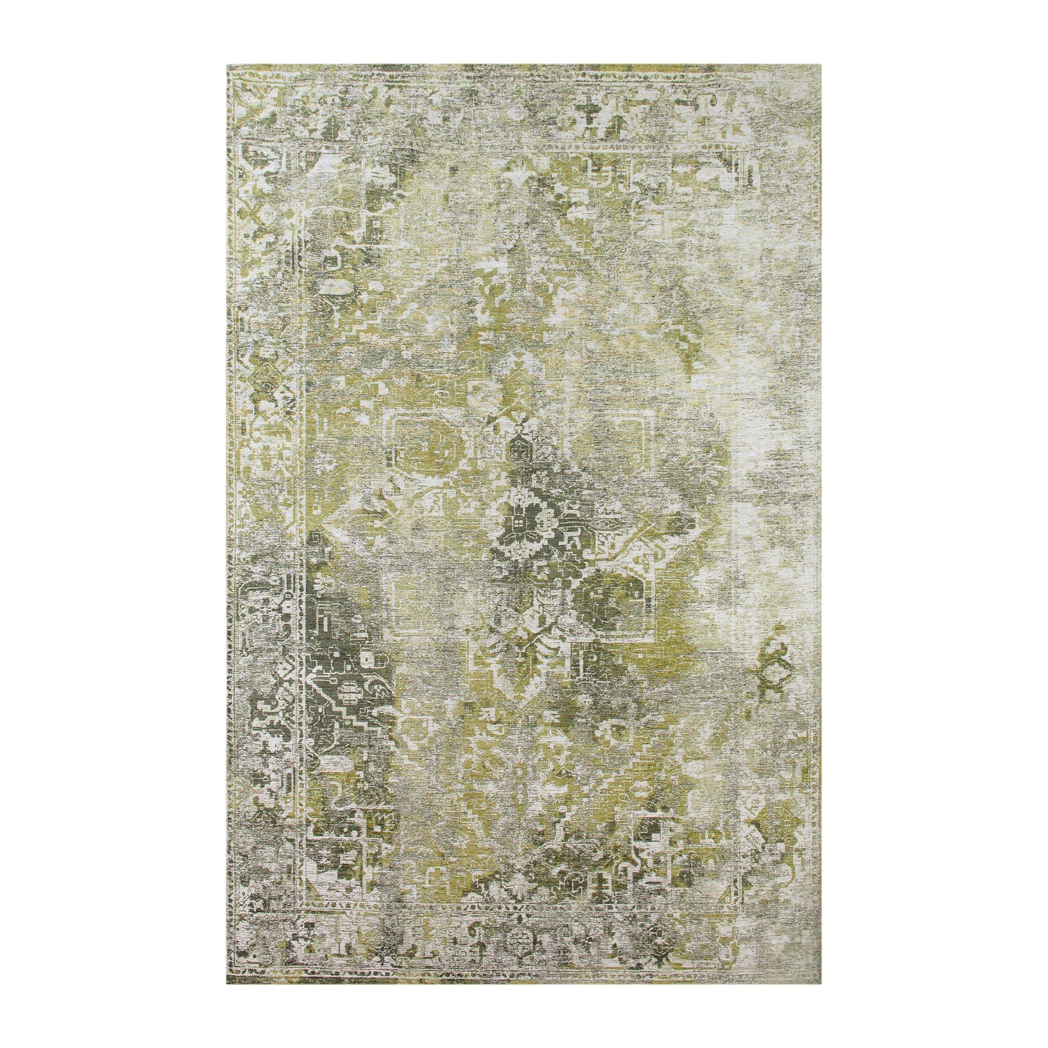 Lola & Moi Heris Vloerkleed - Olive  - 170 x 240 cm