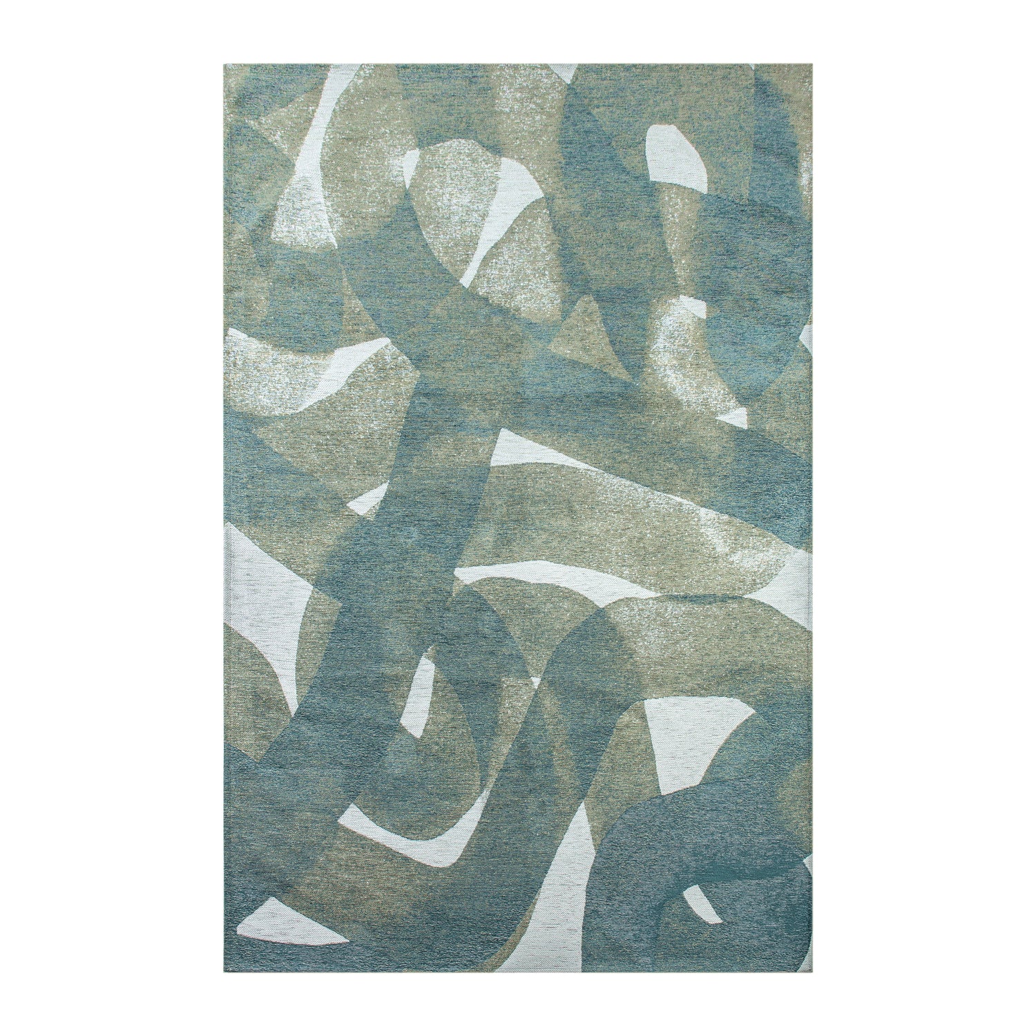 Lola & Moi My Way Vloerkleed - Teal  - 140 x 200 cm
