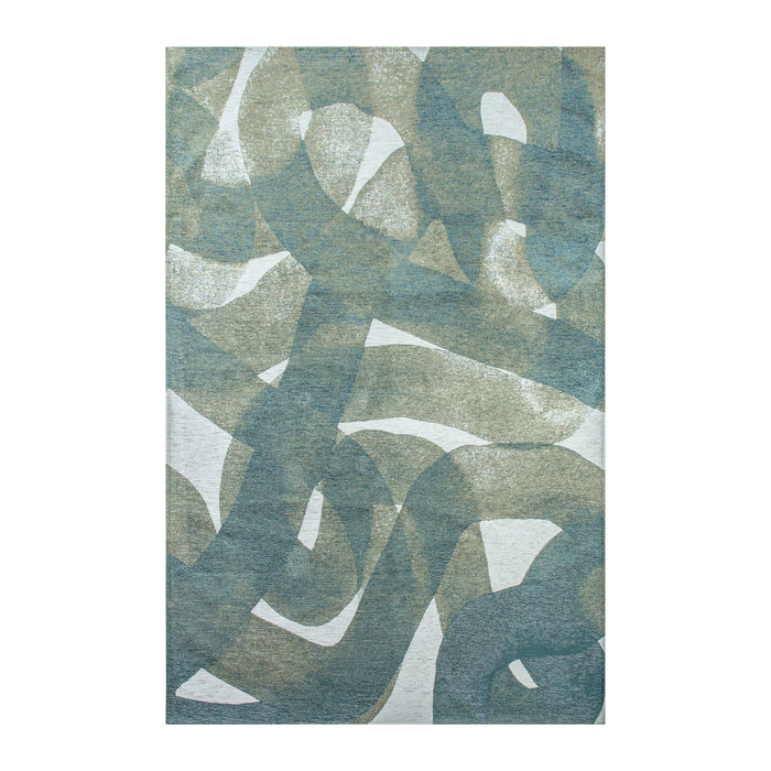 Lola & Moi My Way Vloerkleed - Teal  - 170 x 240 cm