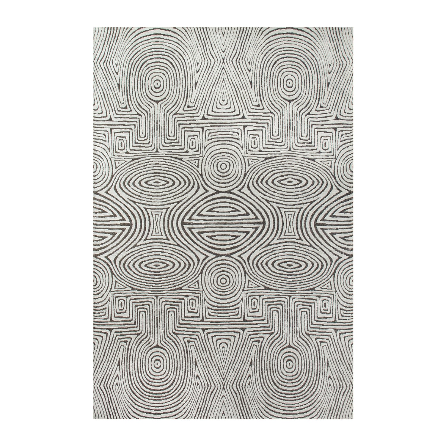 Lola & Moi Tabasco Vloerkleed - Ebony Ivory  - 140 x 200 cm