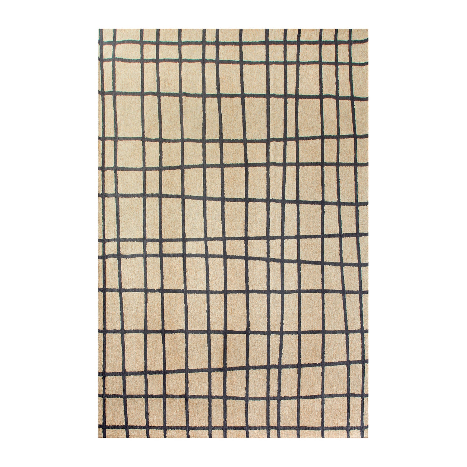 Lola & Moi Caro Vloerkleed - Creamy Black  - 170 x 240 cm