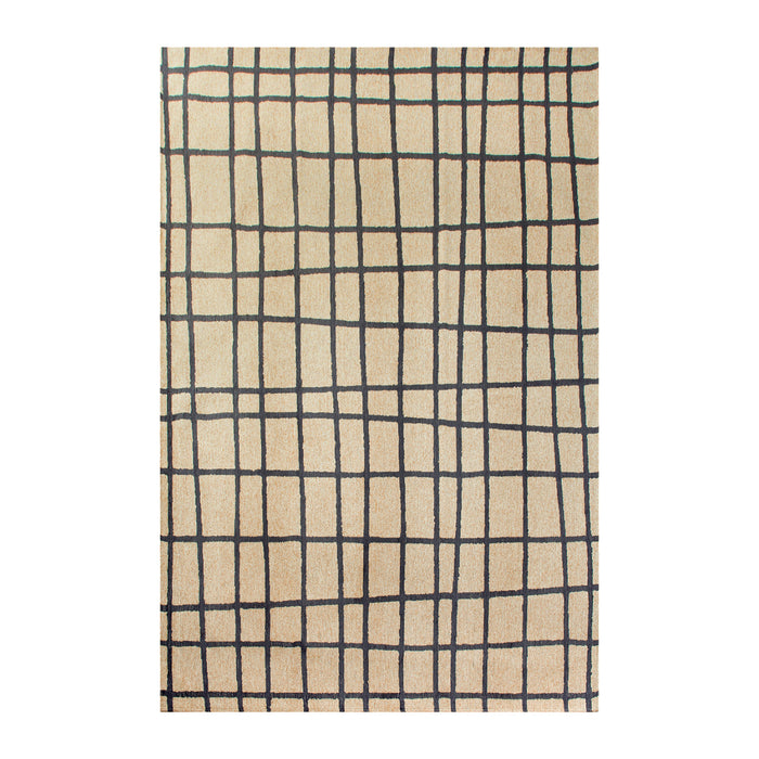 Lola & Moi Caro Vloerkleed - Creamy Black  - 200 x 280 cm