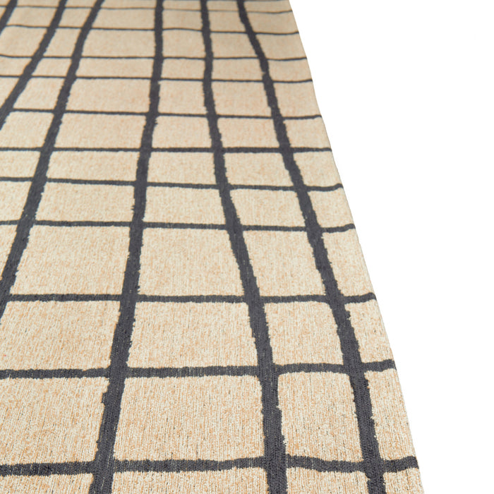 Lola & Moi Caro Vloerkleed - Creamy Black  - 170 x 240 cm