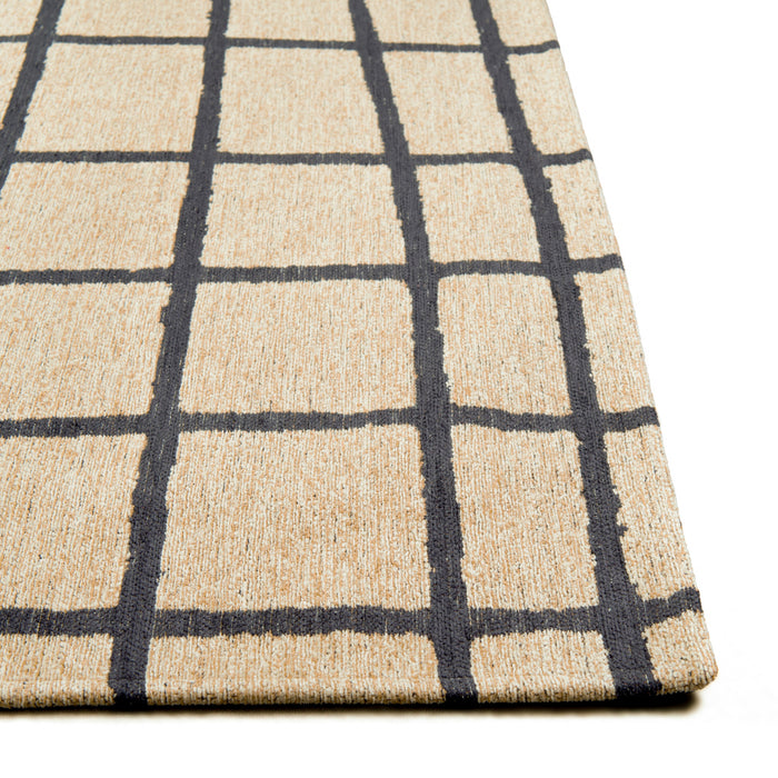 Lola & Moi Caro Vloerkleed - Creamy Black  - 240 x 340 cm