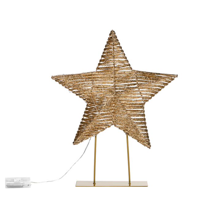 Beliani - FARUP - LED-decoratie - Goud - IJzer