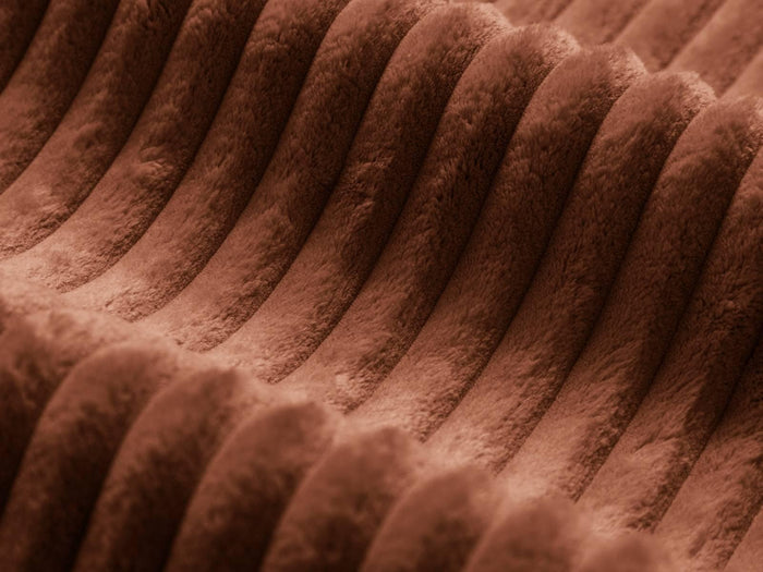 Micadoni 2-zits hoekbank Martina ribstof rechts