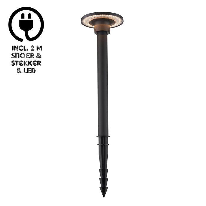 KS Verlichting Buitenlamp Shuttle led spike zwart