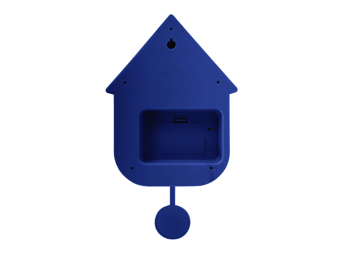 Karlsson - Wandklok Modern Cuckoo - Cobalt blue